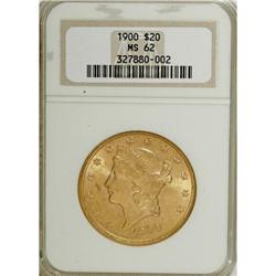 1900 $20 MS62 NGC
