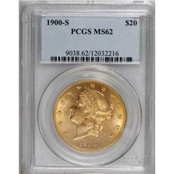 1900-S $20 MS62 PCGS