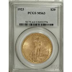 1923 $20 MS63 PCGS