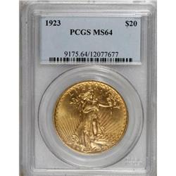 1923 $20 MS64 PCGS