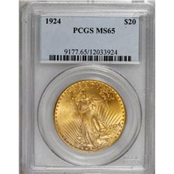 1924 $20 MS65 PCGS
