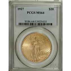 1927 $20 MS64 PCGS