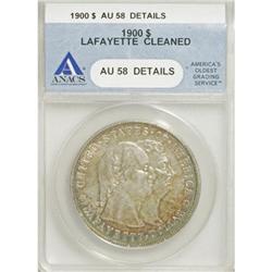 1900 $1 Lafayette Dollar AU58 ANACS