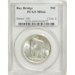 1936-S 50C Bay Bridge MS66 PCGS
