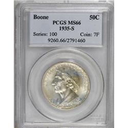 1935-S 50C Boone MS66 PCGS