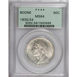 1935/34 50C Boone MS64 PCGS