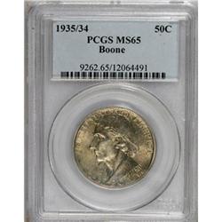 1935/34 50C Boone MS65 PCGS