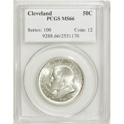 1936 50C Cleveland MS66 PCGS