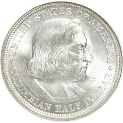 1892 50C Columbian MS65 NGC