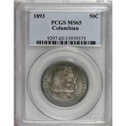 1893 50C Columbian MS65 PCGS