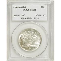 1935 50C Connecticut MS65 PCGS