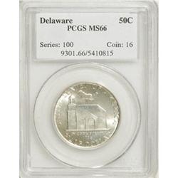 1936 50C Delaware MS66 PCGS