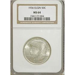 1936 50C Elgin MS64 NGC