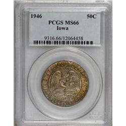 1946 50C Iowa MS66 PCGS