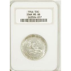 1946 50C Iowa MS66 NGC