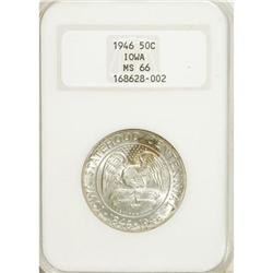 1946 50C Iowa MS66 NGC