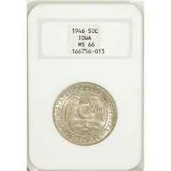 1946 50C Iowa MS66 NGC