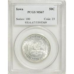 1946 50C Iowa MS67 PCGS