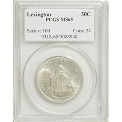 1925 50C Lexington MS65 PCGS