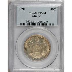 1920 50C Maine MS64 PCGS