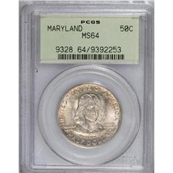1934 50C Maryland MS64 PCGS