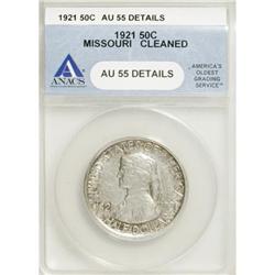 1921 50C Missouri AU55 ANACS