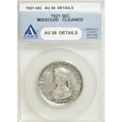 1921 50C Missouri AU58 ANACS