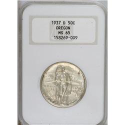 1937-D 50C Oregon MS65 NGC