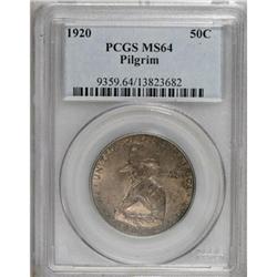 1920 50C Pilgrim MS64 PCGS