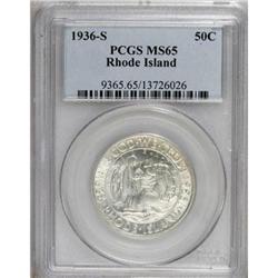 1936 SET Rhode Island PDS Set MS65 PCGS