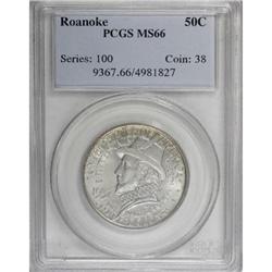1937 50C Roanoke MS66 PCGS