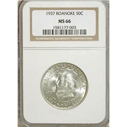 1937 50C Roanoke MS66 NGC