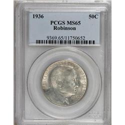 1936 50C Robinson MS65 PCGS