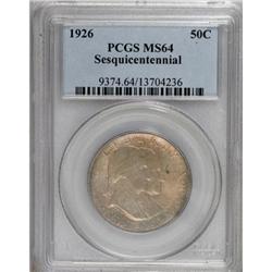 1926 50C Sesquicentennial MS64 PCGS