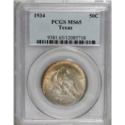 1934 50C Texas MS65 PCGS