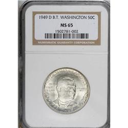 1949-D 50C Booker T. Washington MS65 NGC