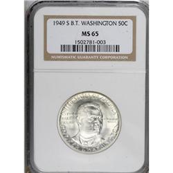 1949-S 50C Booker T. Washington MS65 NGC