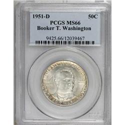 1951-D 50C Booker T. Washington MS66 PCGS