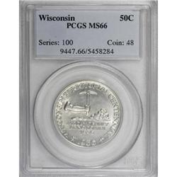 1936 50C Wisconsin MS66 PCGS