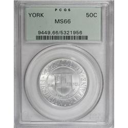 1936 50C York MS66 PCGS