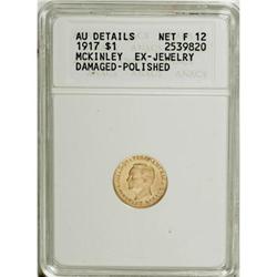 1917 G$1 McKinley F12 ANACS