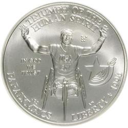 1996-D $1 Olympic/Paralympics Silver Dollar MS70 NGC