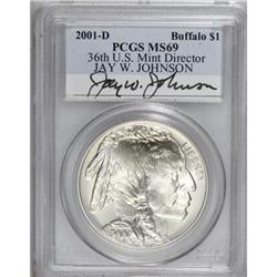 2001-D $1 Buffalo Silver Dollar MS69 PCGS
