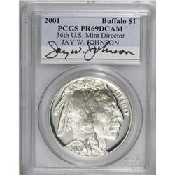 2001-P $1 Buffalo Silver Dollar Deep Cameo PR69 PCGS