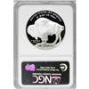Image 2 : 2001-P $1 Buffalo Silver Dollar Deep Cameo PR69 NGC