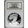 Image 1 : 2000-P $1 Silver Eagle Deep Cameo PR70 NGC