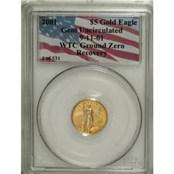 2001 G$5 Tenth-Ounce Gold Eagle MS65 PCGS
