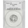 Image 1 : 2001 P$25 Quarter-Ounce Platinum Eagle MS69 PCGS