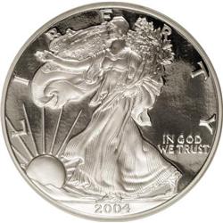 2004-W $1 Silver Eagle Deep Cameo PR70 NGC