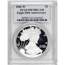2006-W $1 Silver Eagle Deep Cameo PR70 PCGS